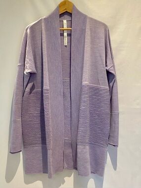 lululemon athletica Sit In Lotus Wrap II, Heathered Lavender Dusk, size 8, NWT
